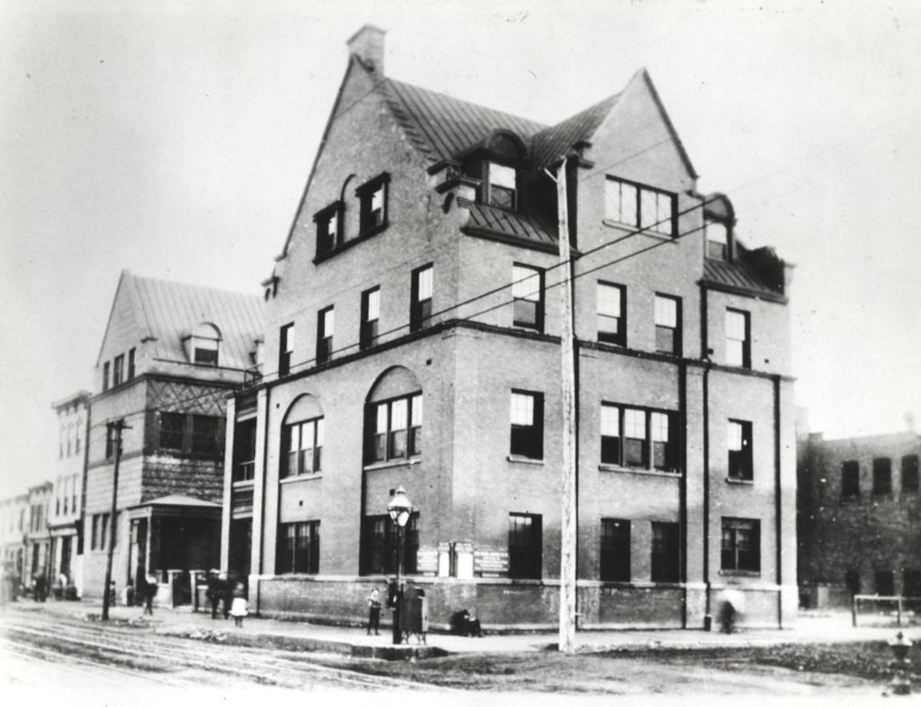 Hull-House complex, corner of Polk and Halsted