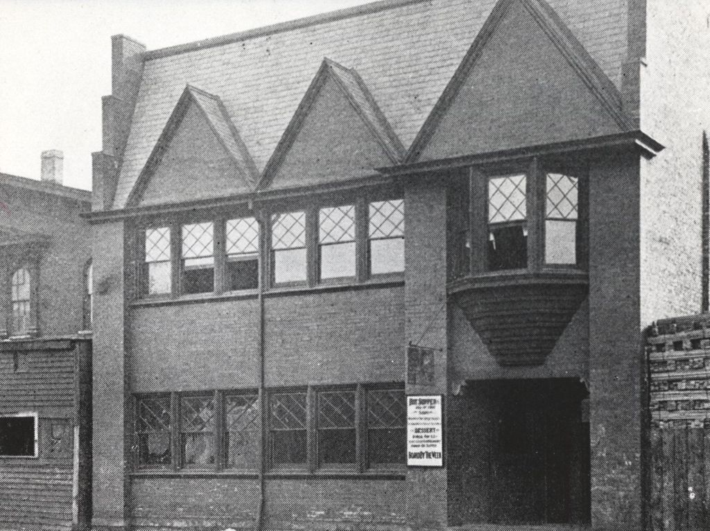 Hull-House coffee house and gymnasium exterior