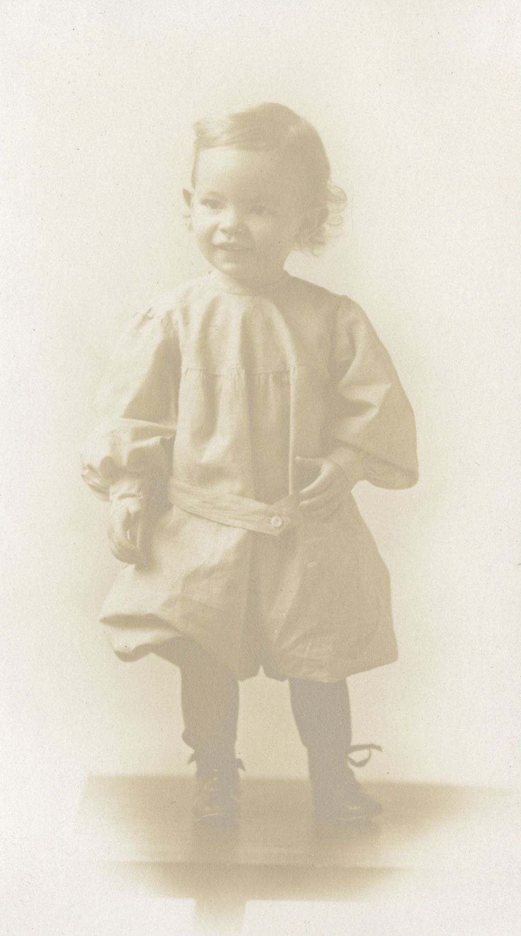 Photographic portrait of young boy, Vaughan Sanders