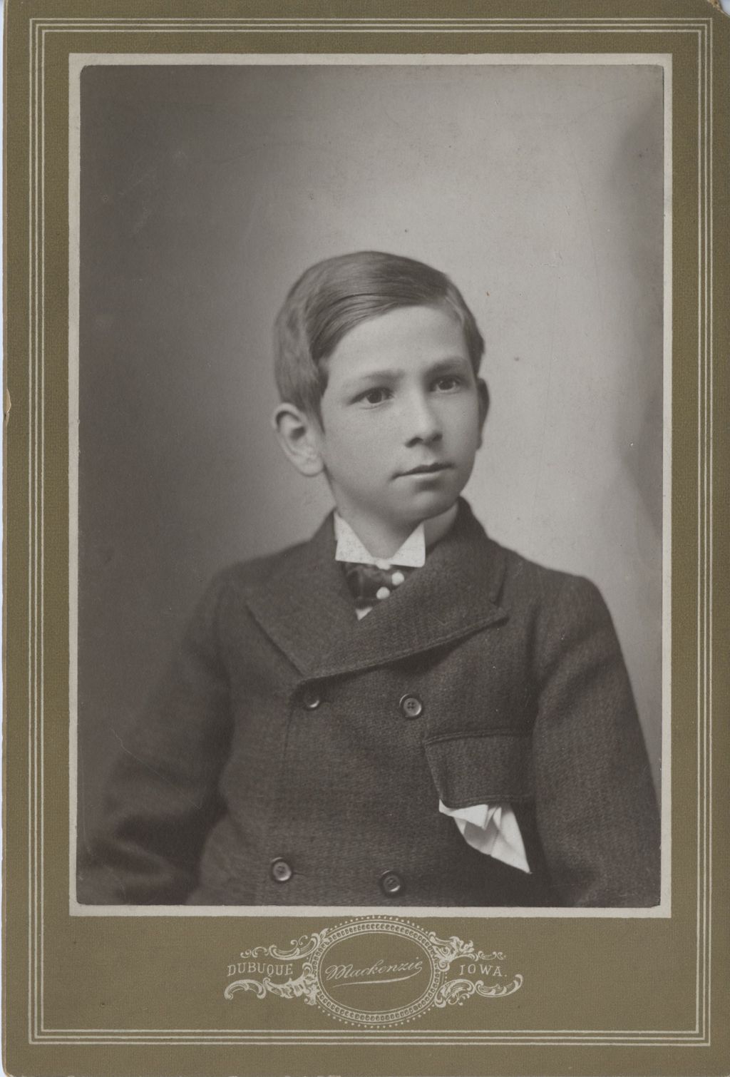 Miniature of Photographic portrait of boy