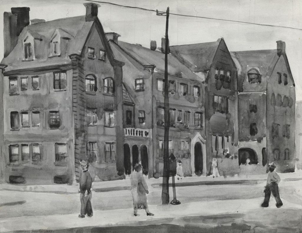 William Jacobs painting "Hull-House"