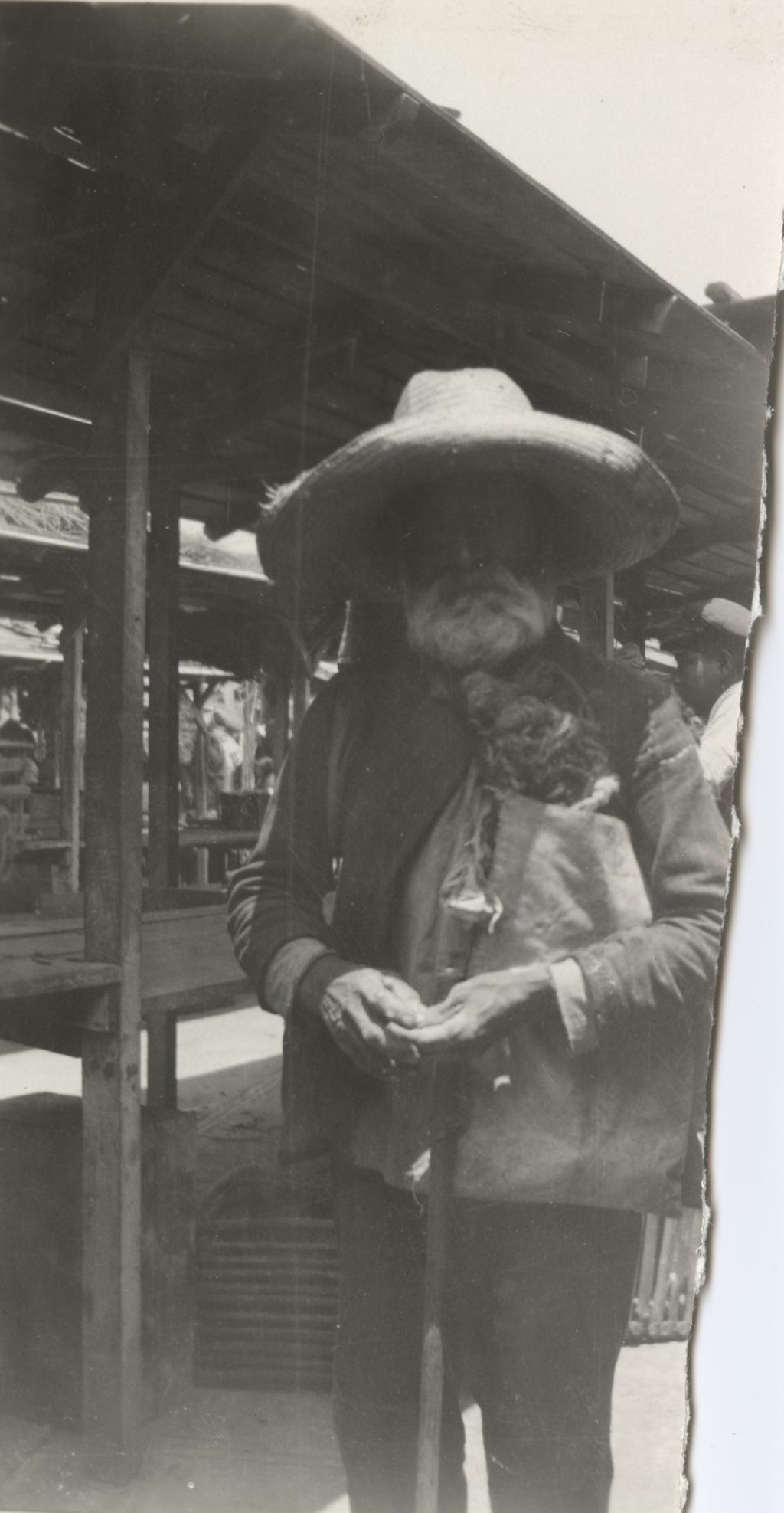Miniature of Man photographed on Jane Addams' trip to Mexico