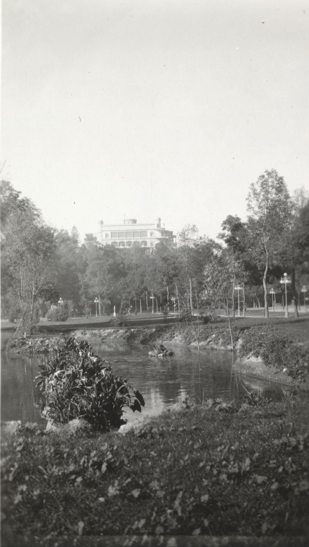 Pond photographed on Jane Addams' trip to Mexico