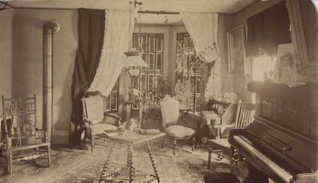 Miniature of Parlor in Jane Addams' birthplace