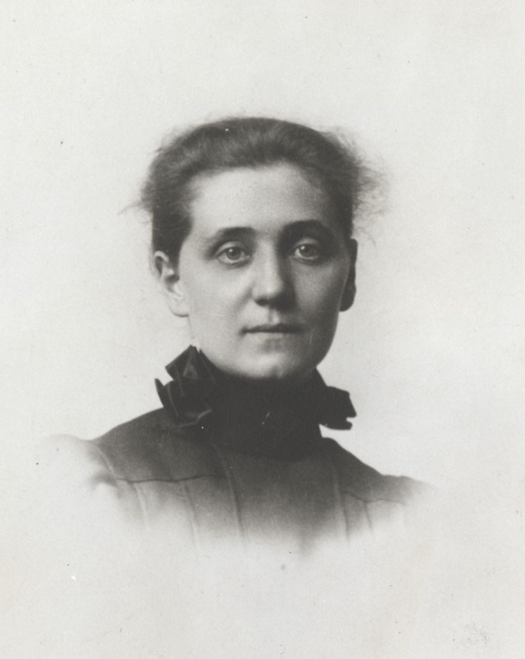 Portrait of Jane Addams in the year Hull-House was founded