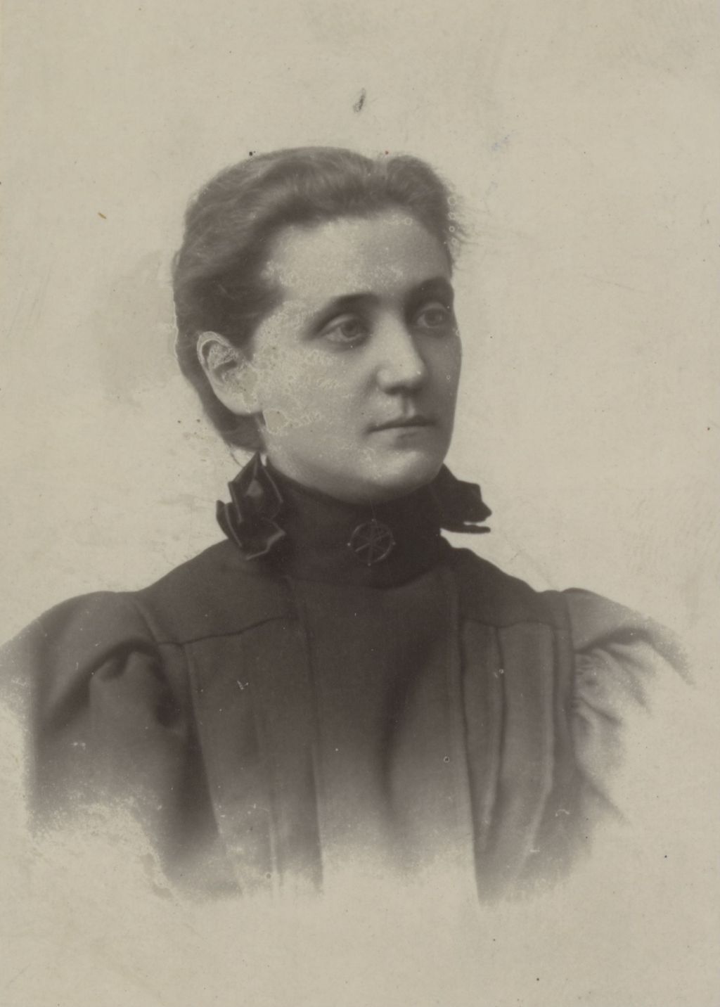 Portrait of Jane Addams in the year Hull-House was founded