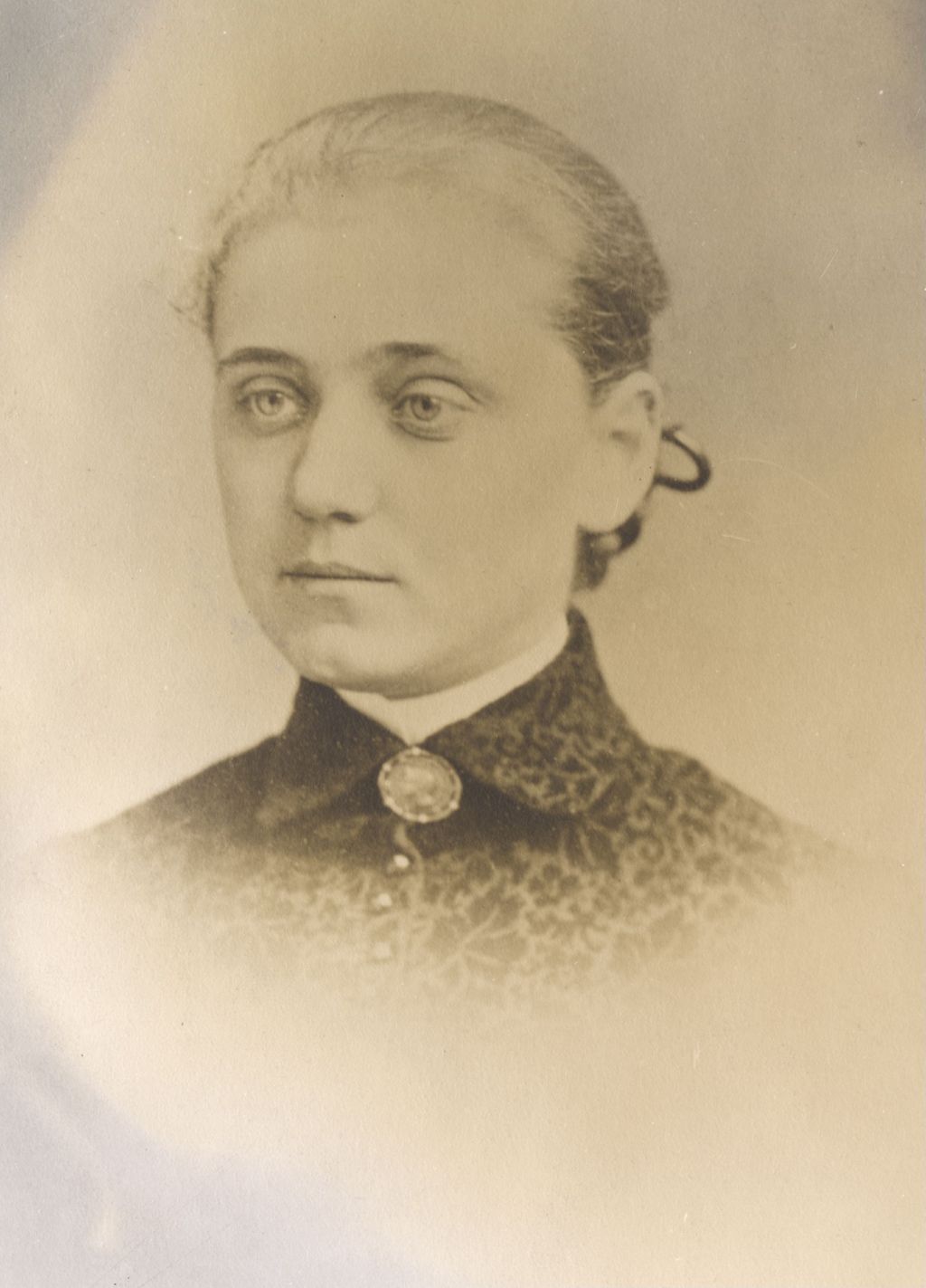 Portrait of Jane Addams at the time of her graduation from Rockford Female Seminary