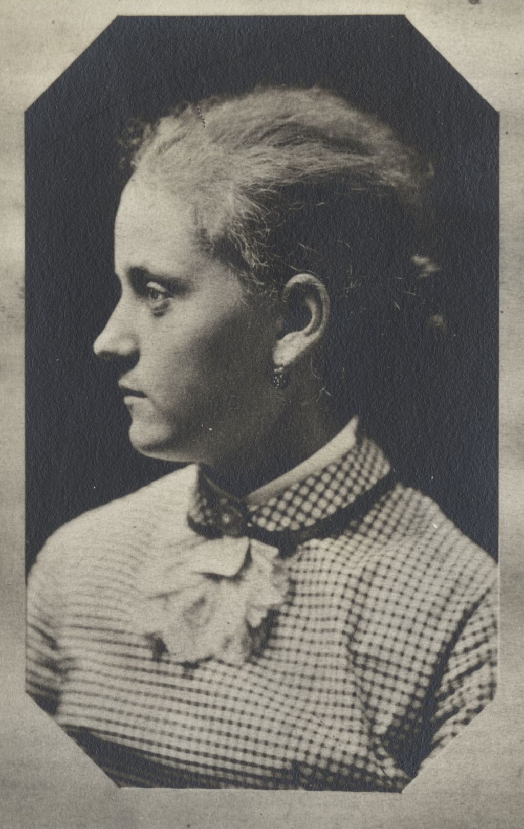 Miniature of Portrait of a young Jane Addams at age 16