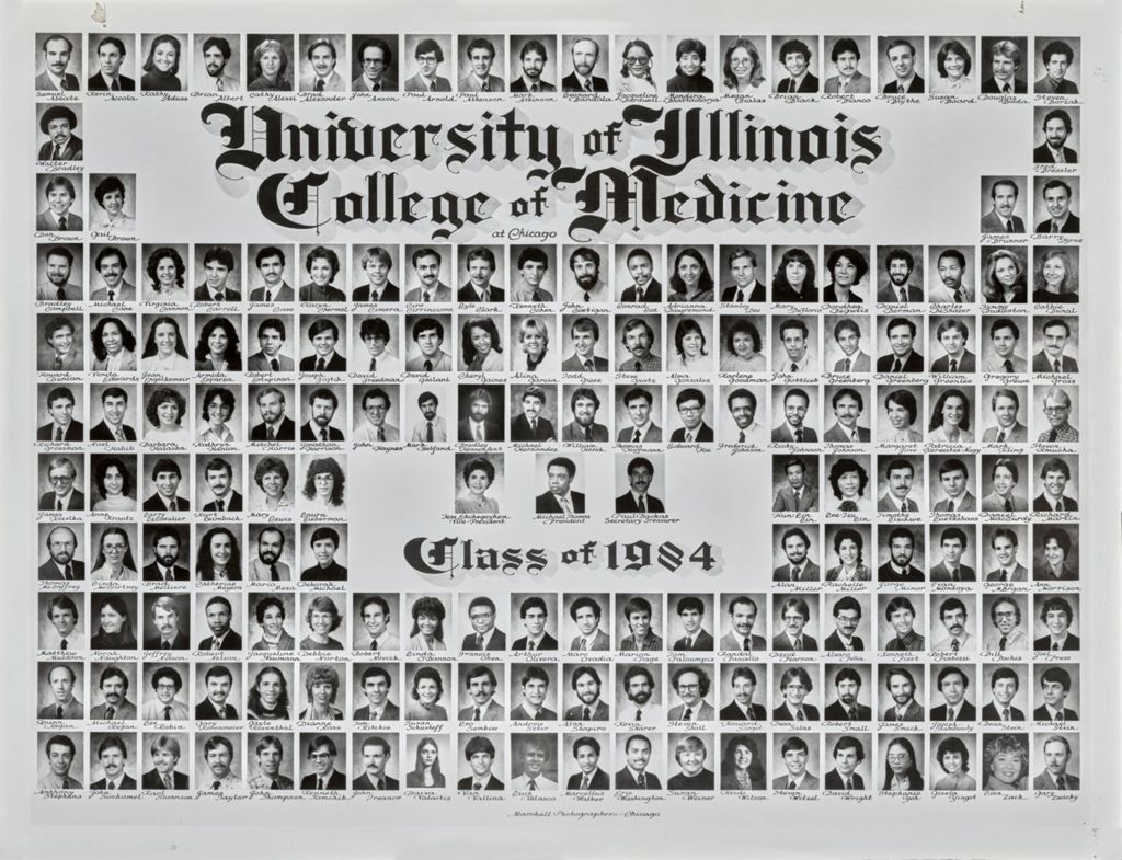 1984 graduating class, University of Illinois College of Medicine