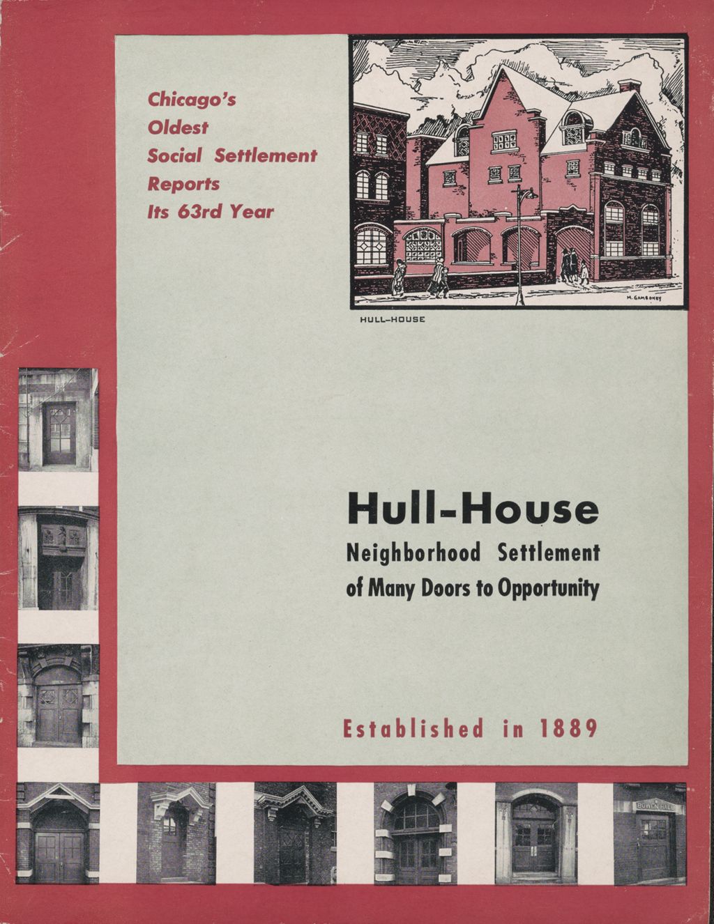 Miniature of Hull-House Year Book, 1952
