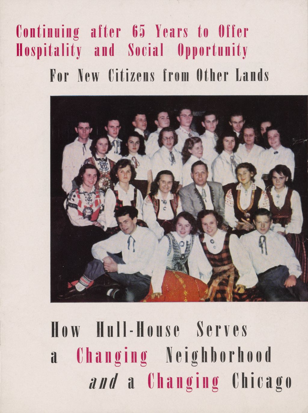 Miniature of Hull-House Year Book, 1954
