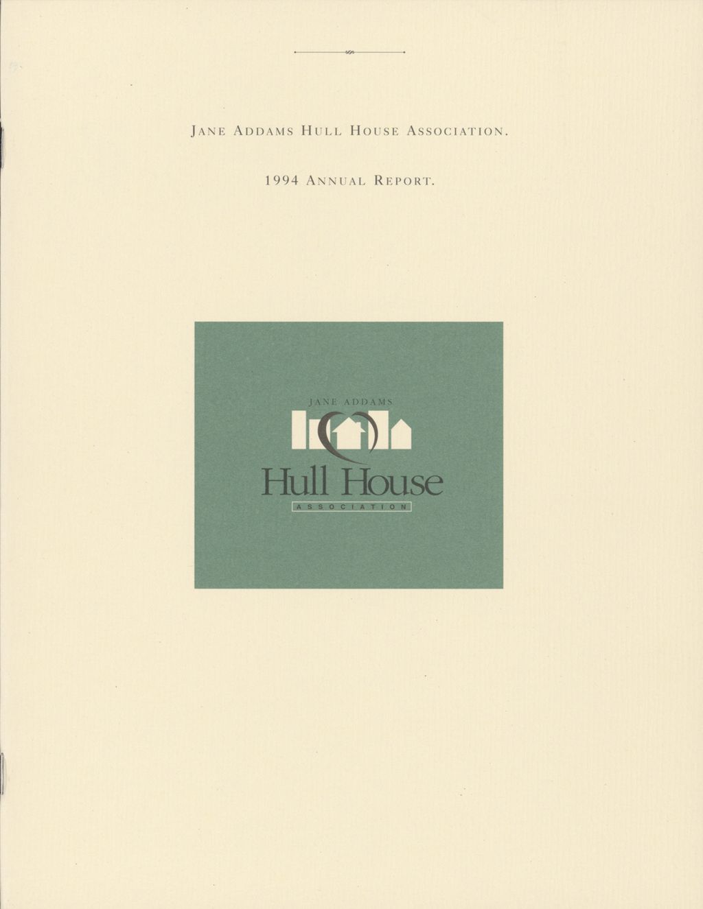 Miniature of Hull House Association, Annual Report, 1994