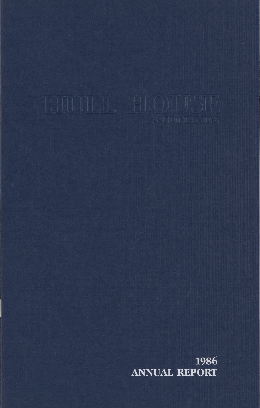 Miniature of Hull House Association, Annual Report, 1986