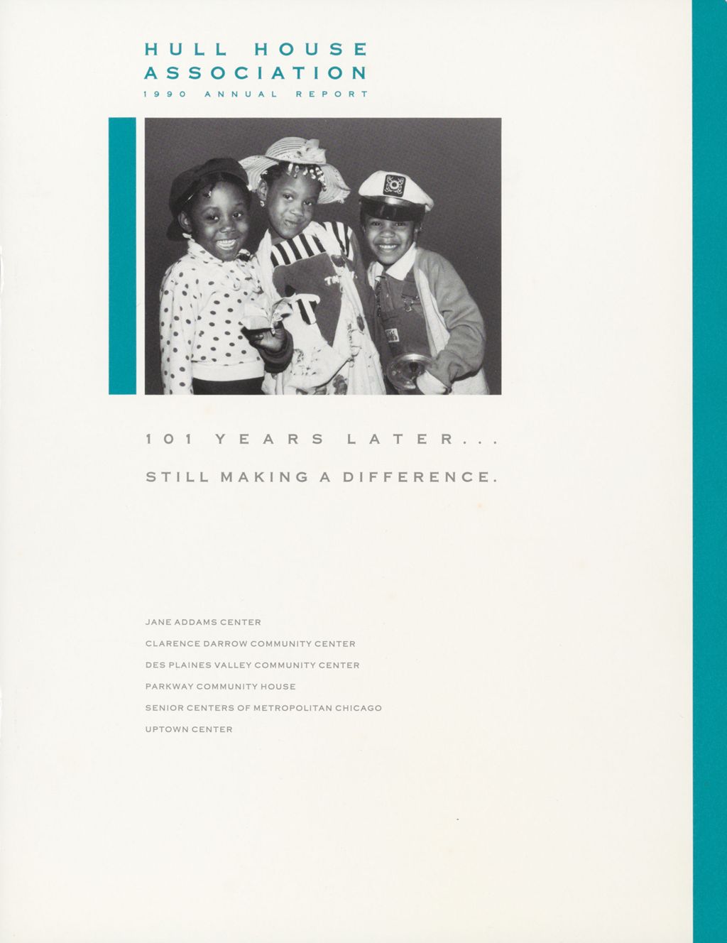 Miniature of Hull House Association, Annual Report, 1990