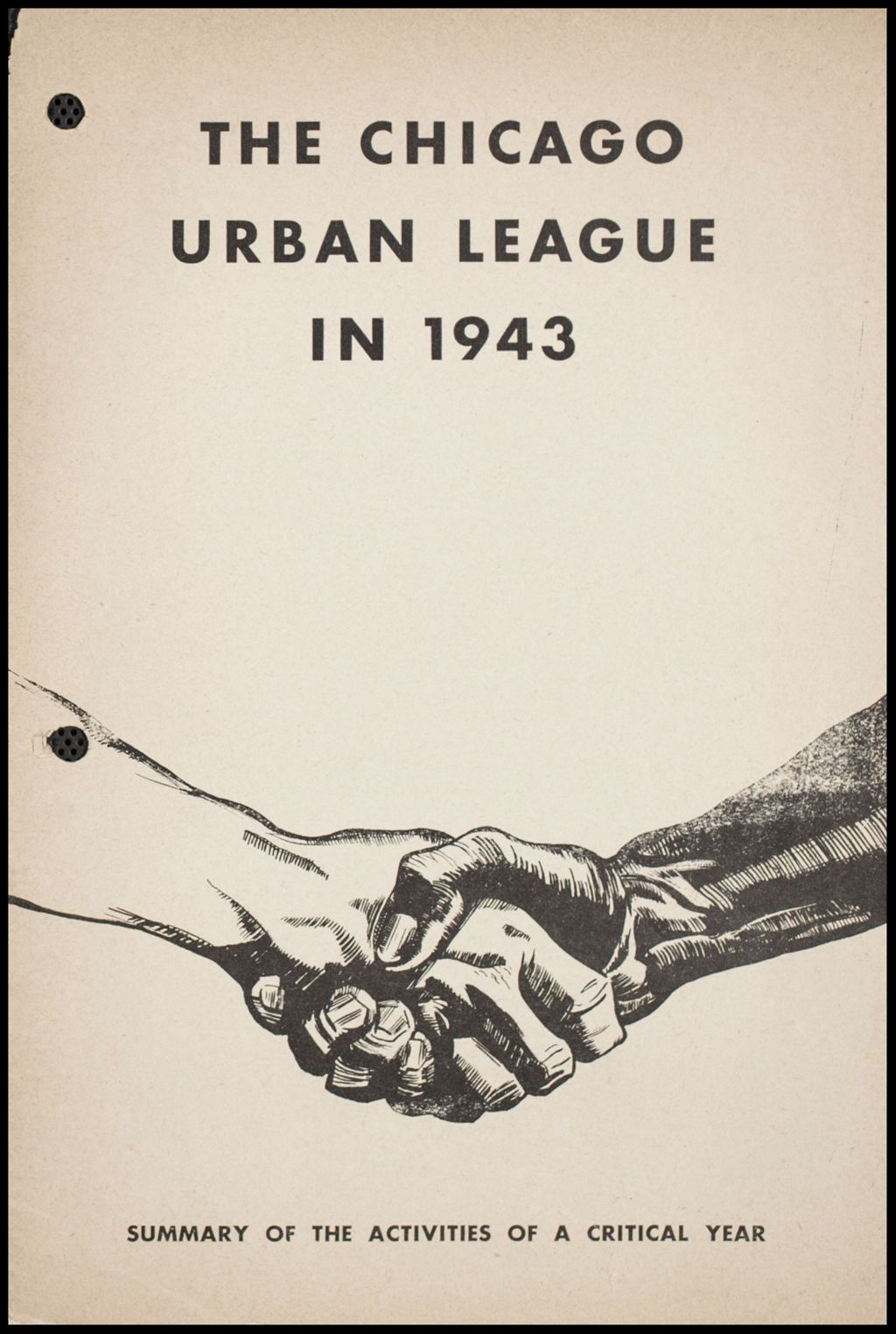 Miniature of Chicago Urban League report, 1943 (Folder I-16)