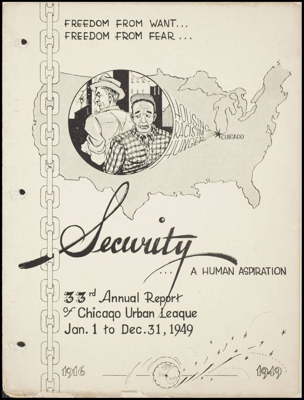 Miniature of Chicago Urban League report, 1949 (Folder I-21)