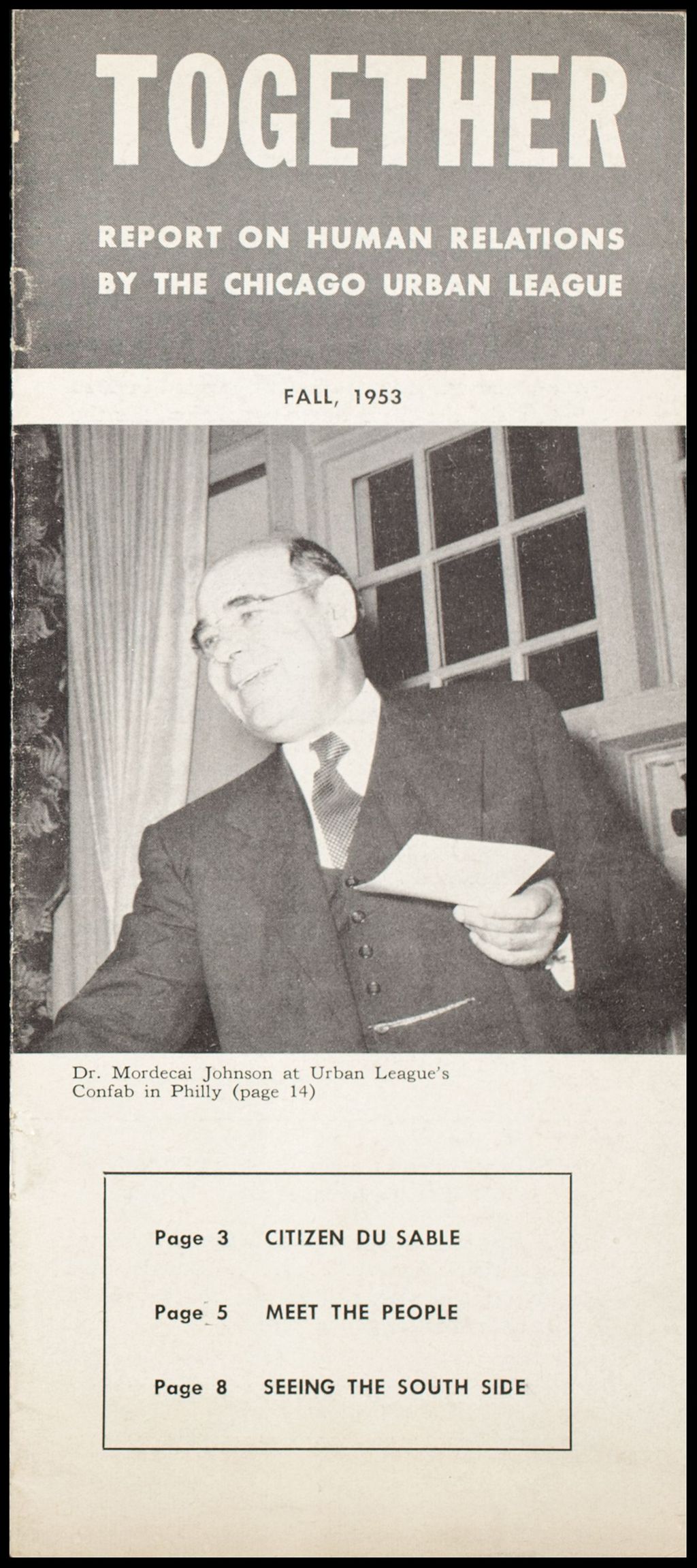 Miniature of Chicago Urban League report, 1950 (Folder I-22)