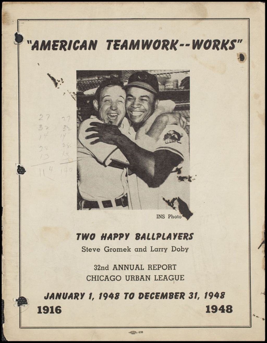 Miniature of Chicago Urban League report-American Teamwork Works, 1948 (Folder I-20)