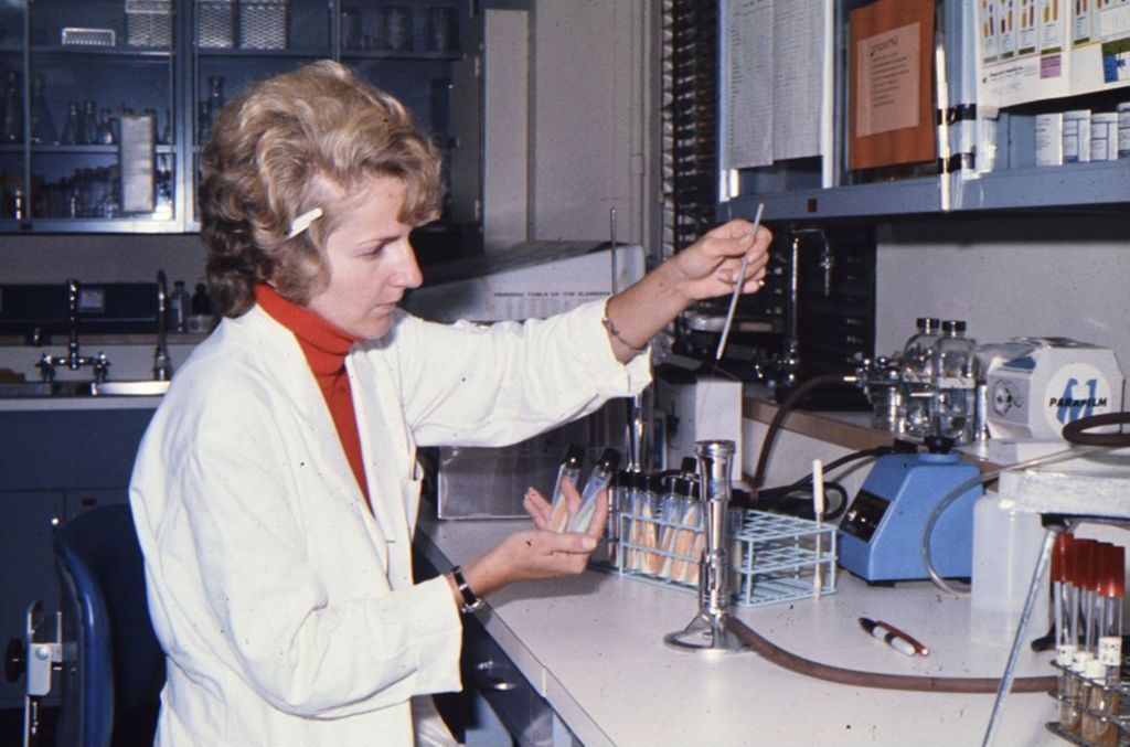 Miniature of Laboratory work with test tubes