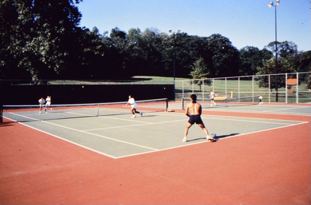 Miniature of Playing tennis
