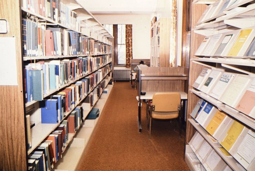 Miniature of Studying at hospital library