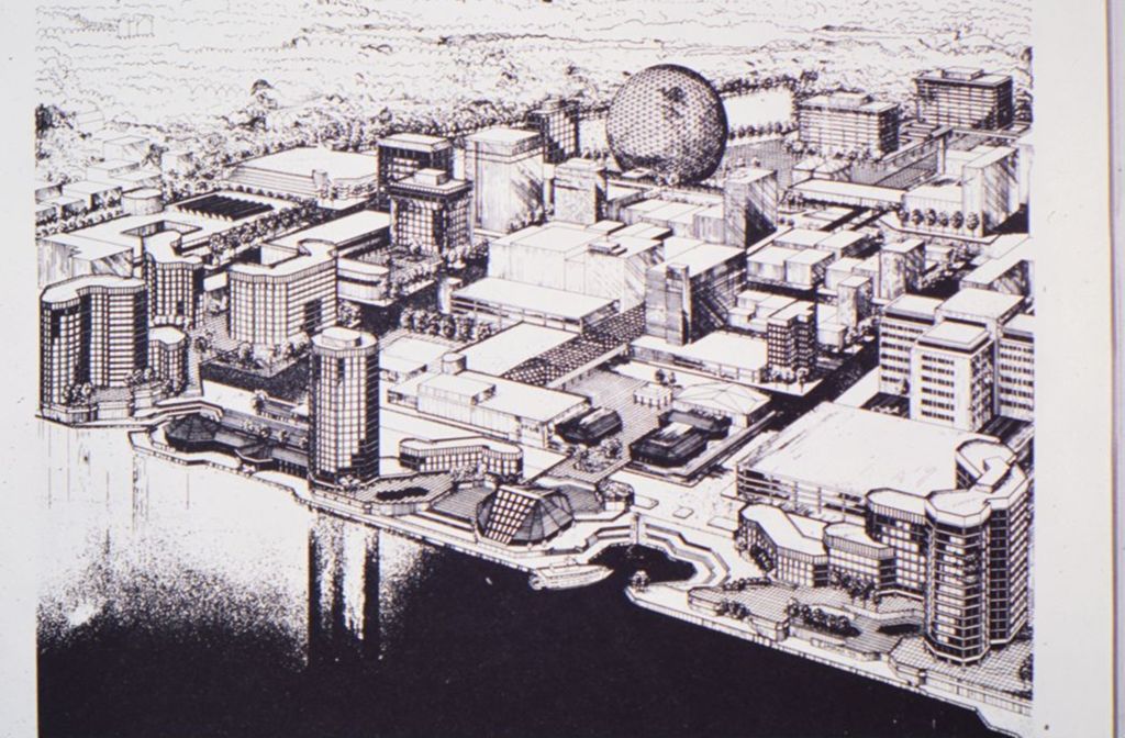 Miniature of Artist rendering of downtown Peoria