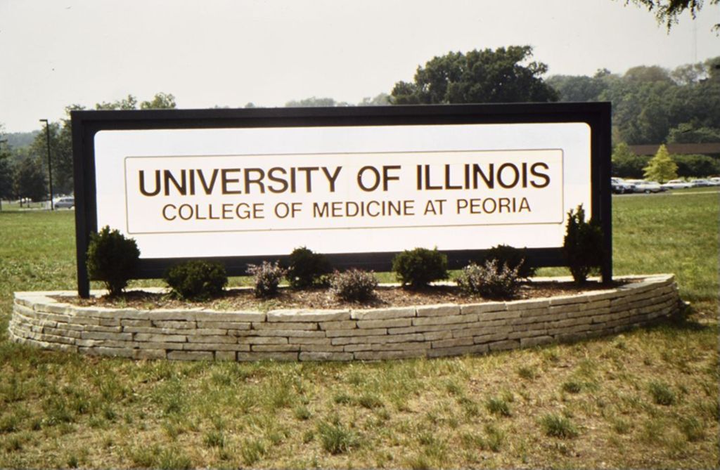 Miniature of University of Illinois College of Medicine at Peoria sign
