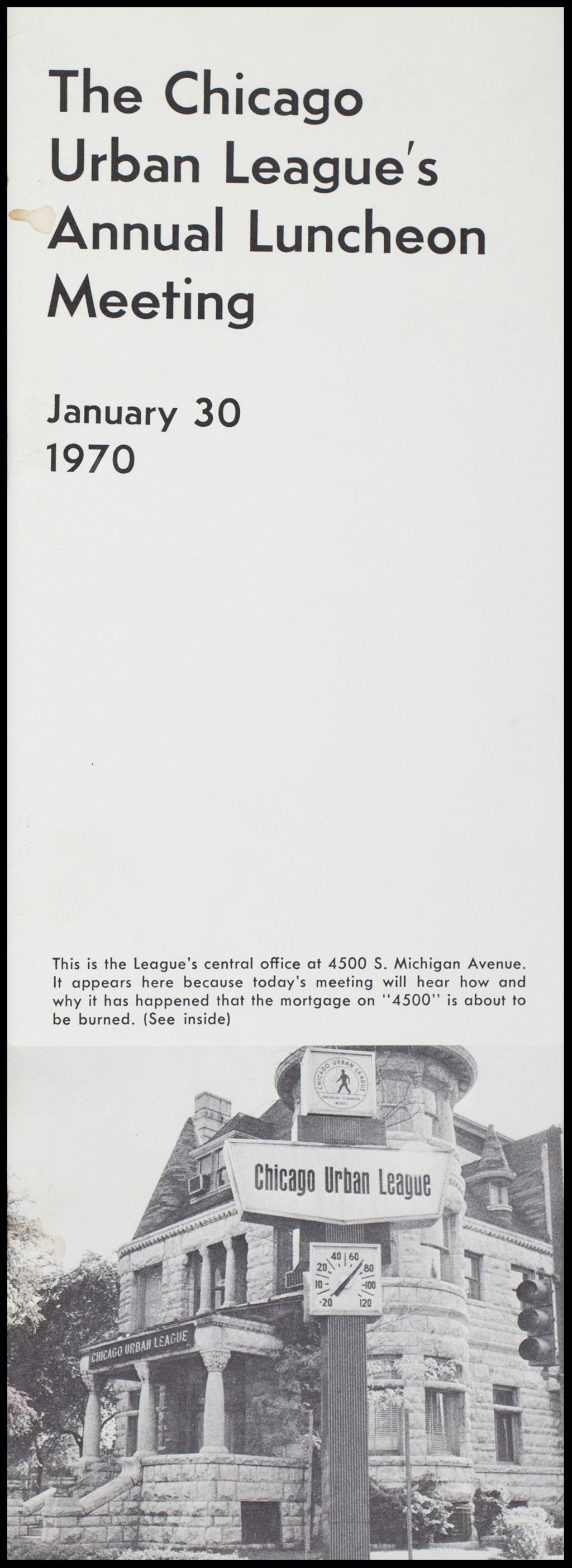 Miniature of Correspondence and reporting, 1969-1970 (Folder I-3017)