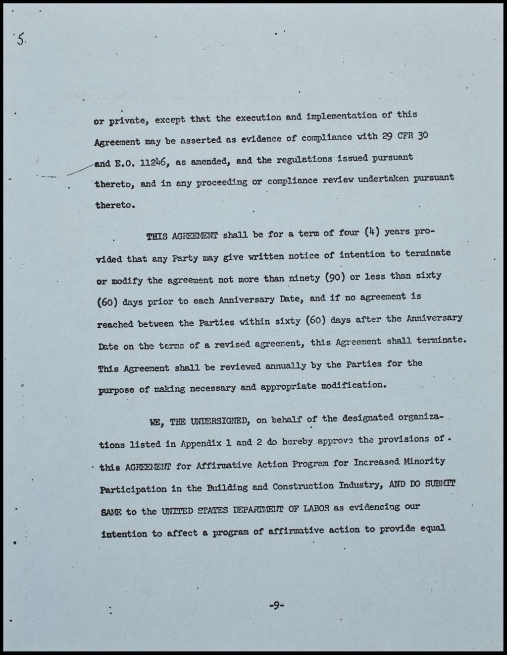 Miniature of Contract - Correspondence - Report, 1972 (Folder II-926)