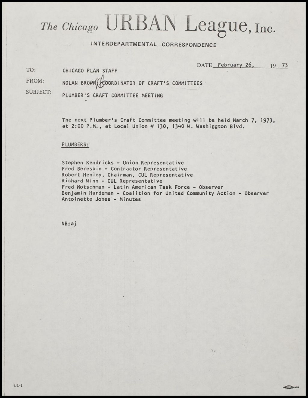 Correspondence, 1973-1977 (Folder II-959)
