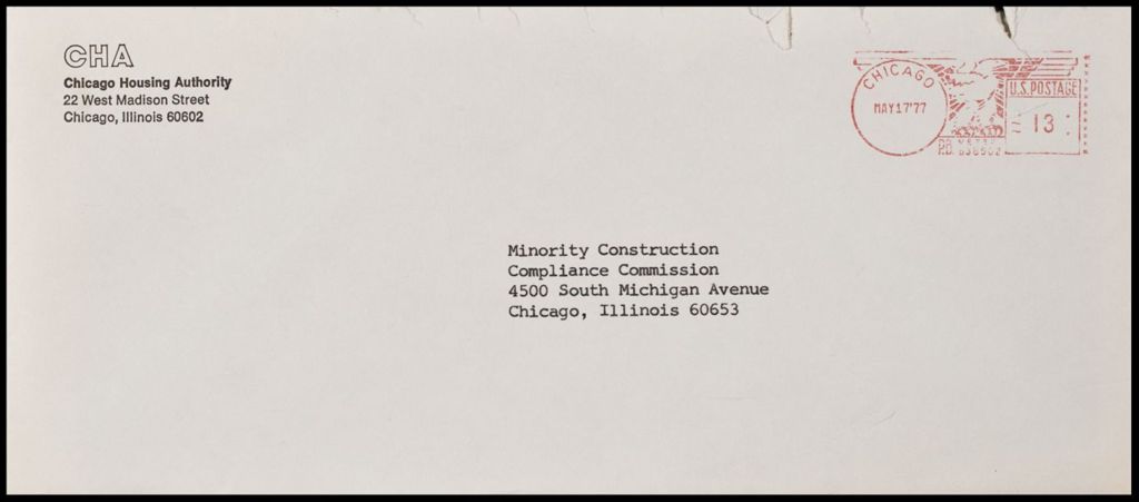 Miniature of Correspondence, 1973-1977 (Folder II-958)