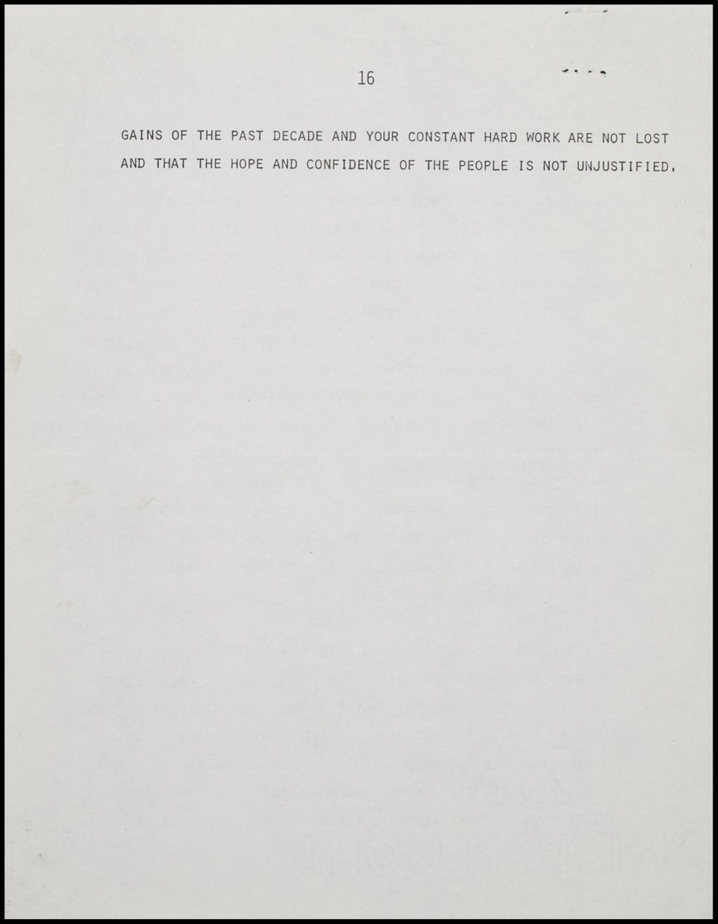 Program Information - Committee Report, 1973 (Folder II-1008)