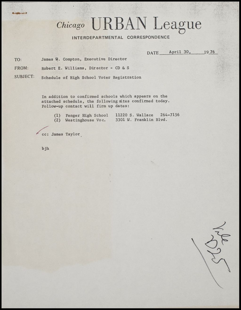 Miscellaneous Documents, 1975-1976 (Folder II-2135)