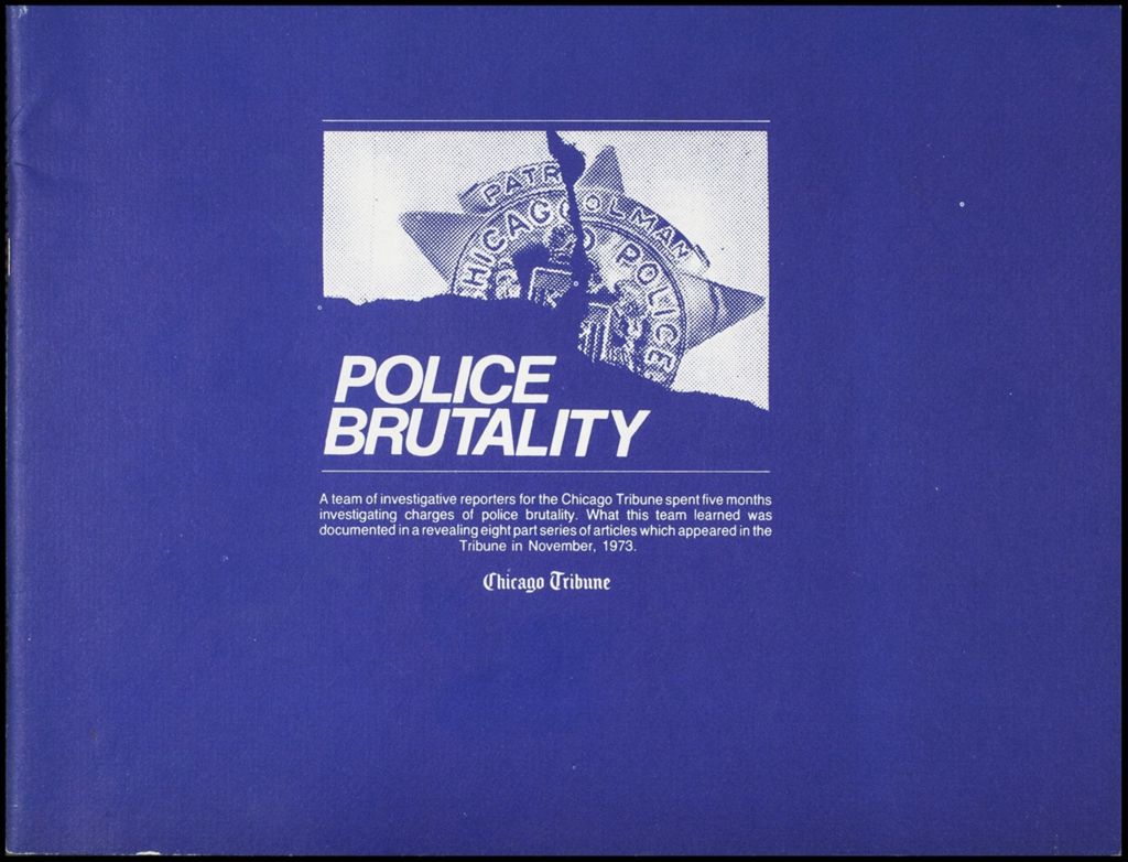 Citizens for Police Reform, 1973-1974 (Folder II-2160)