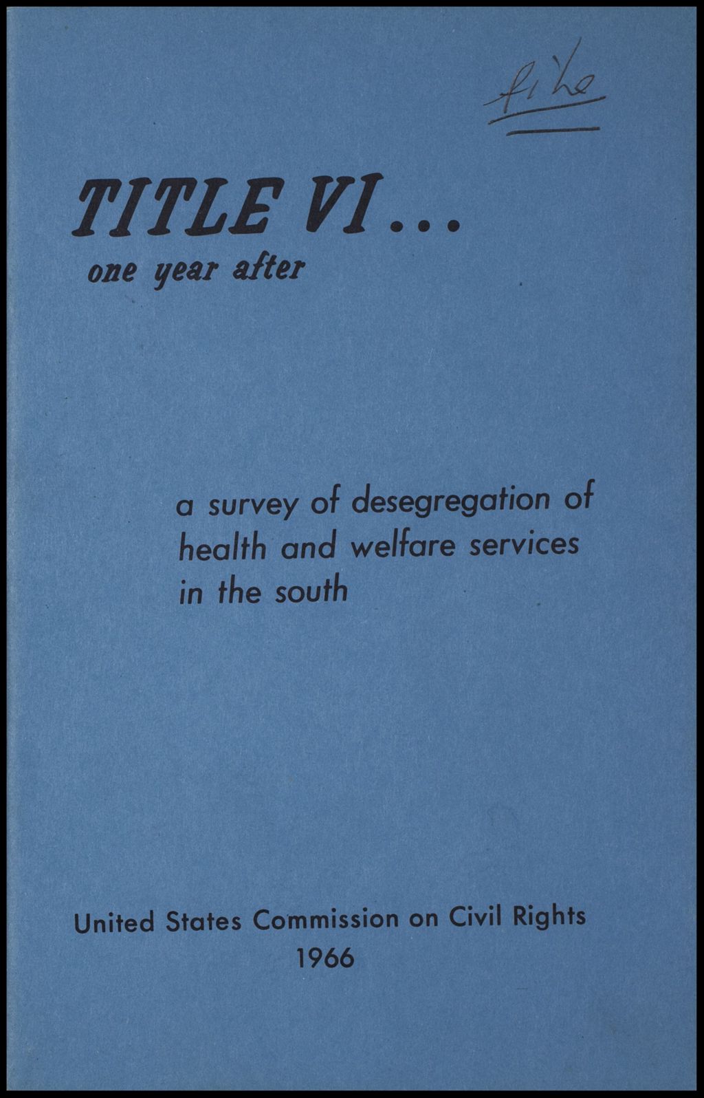 West Garfield Park Analysis, 1966 (Folder III-184)