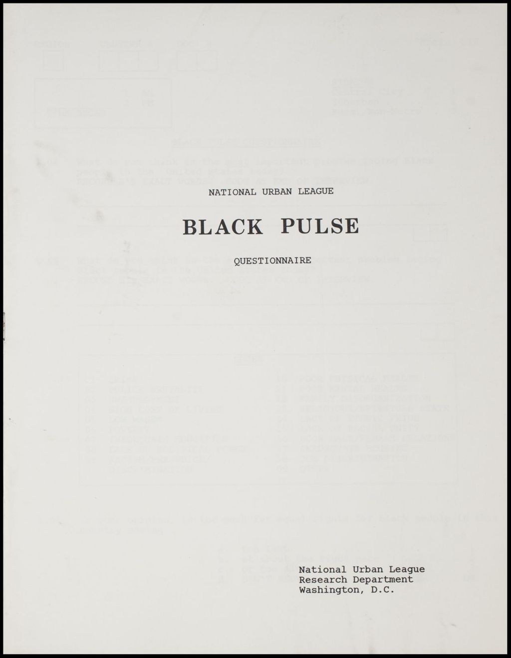Black Pulse, 1979 (Folder III-306)