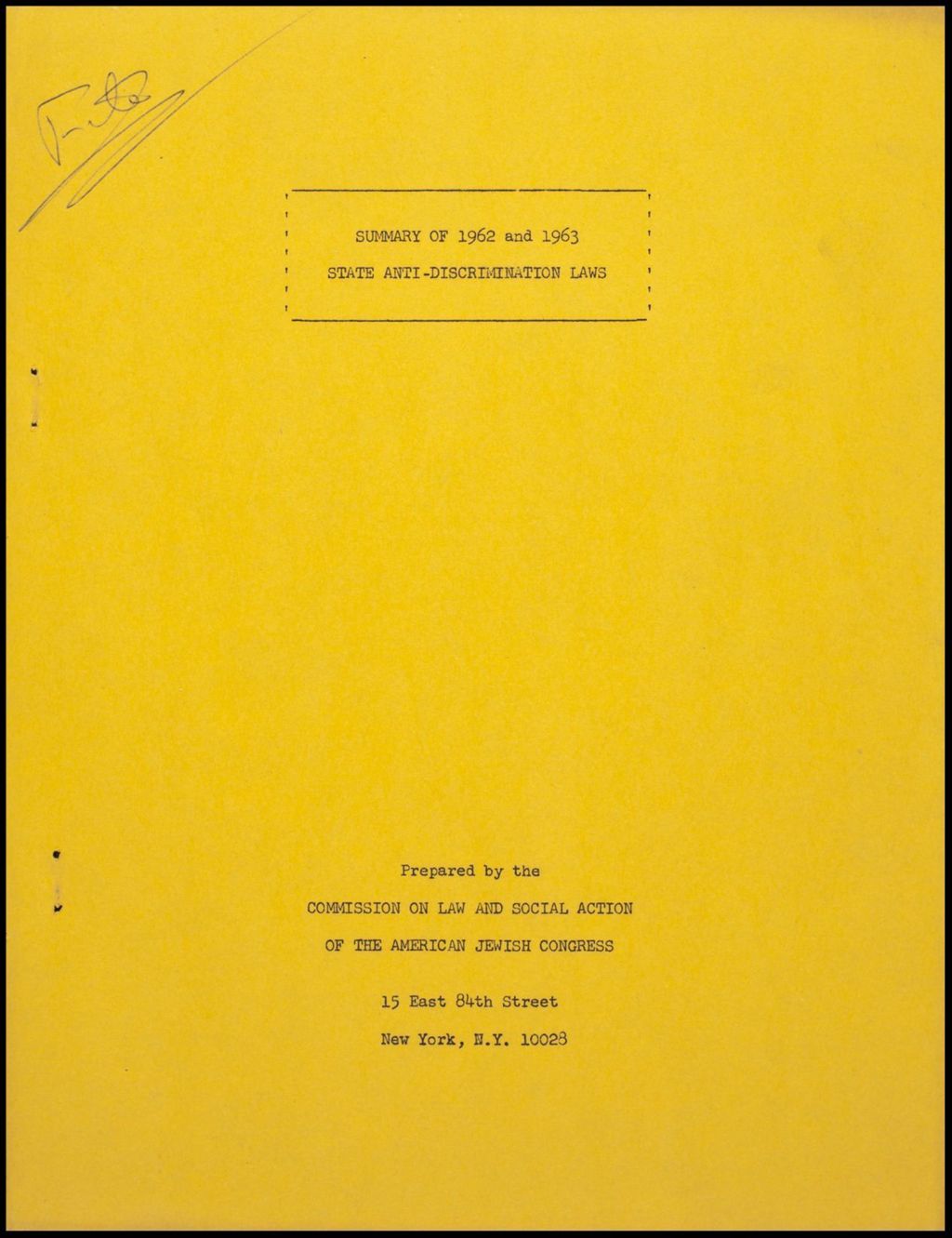 Miniature of Research and Publications on Race Relations, 1960 (III-1811)