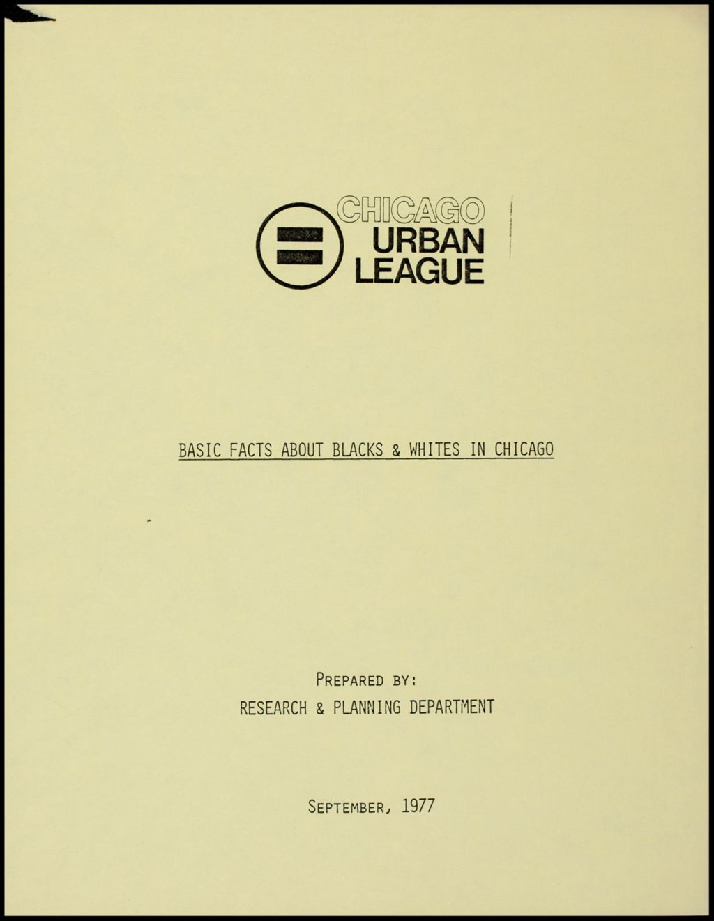 Miniature of Race Relations, 1977 (Folder III-1836)