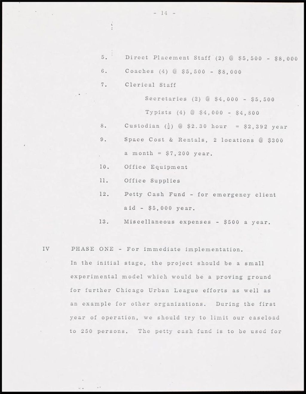 A Proposal for a Comprehensive Justice Program, 1969 (Folder III-1861)