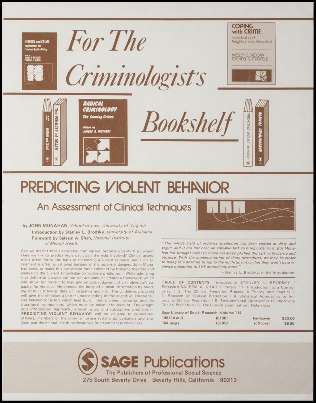 Criminal Justice, 1980 (Folder III-1956)