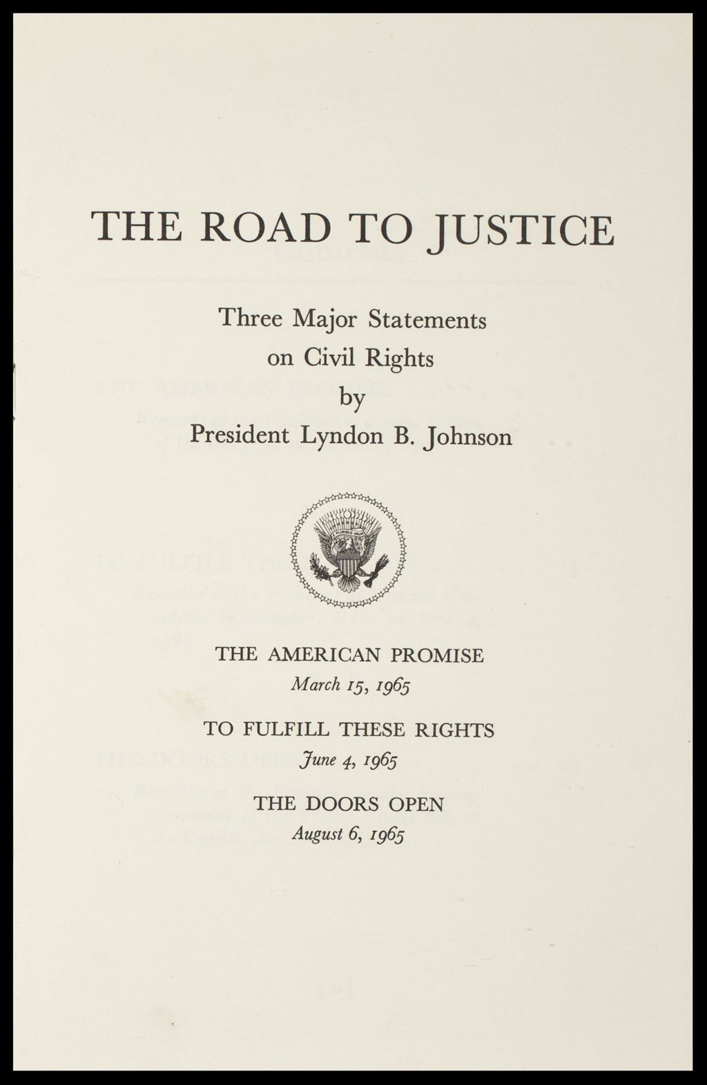 Miniature of Lyndon B Johnson, 1965 (Folder III-2933)
