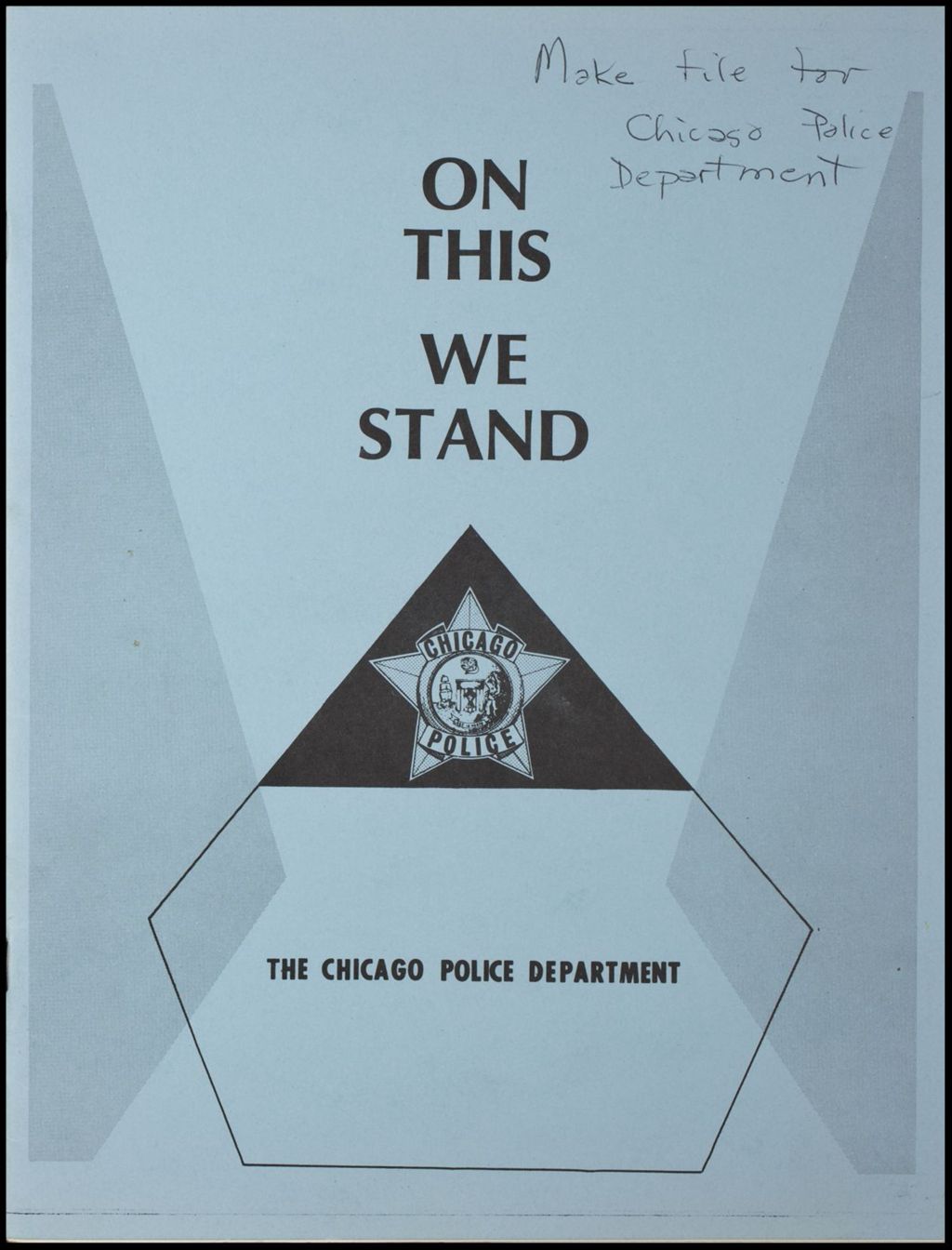 Chicago Police Department, 1966 (Folder IV-1302)