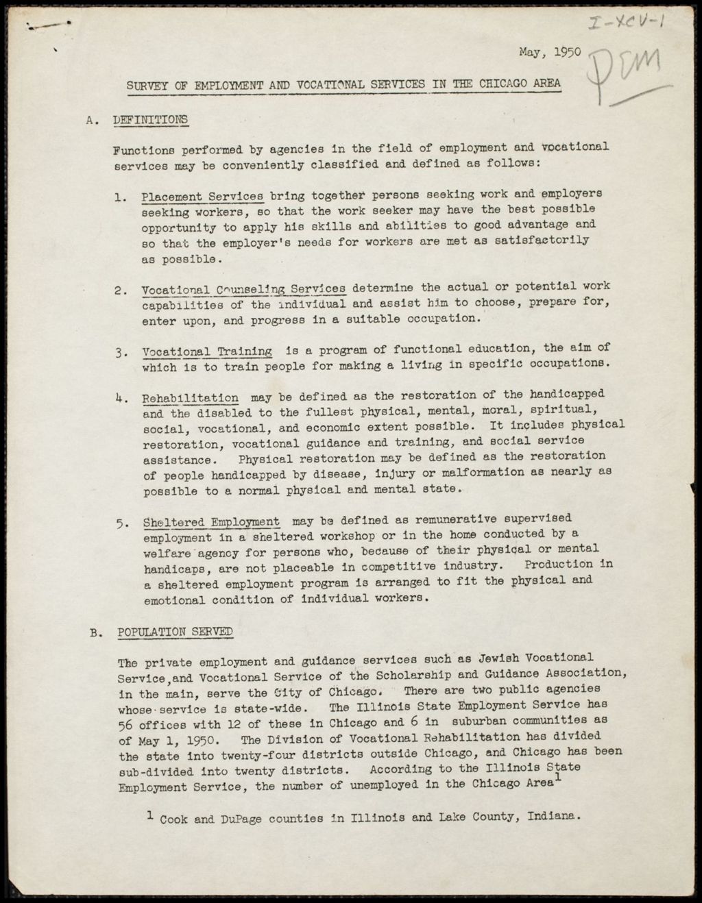 Miniature of Guidance Association, 1950-1954 (Folder I-2778)
