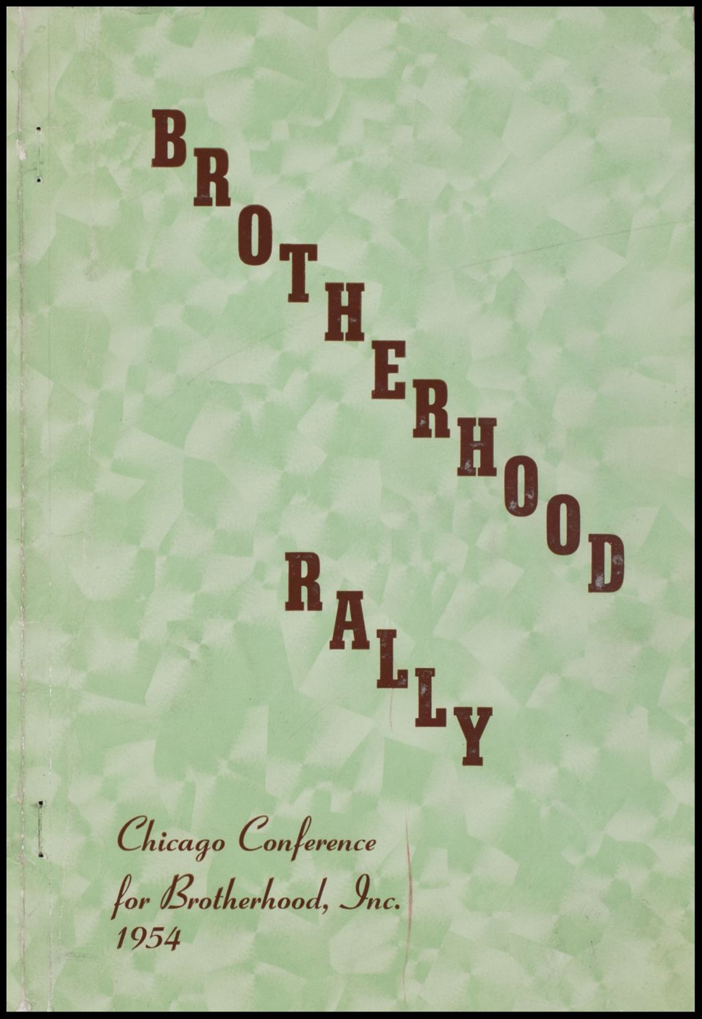 Miniature of Chicago Conference for Brotherhood, 1955 (Folder I-2801)