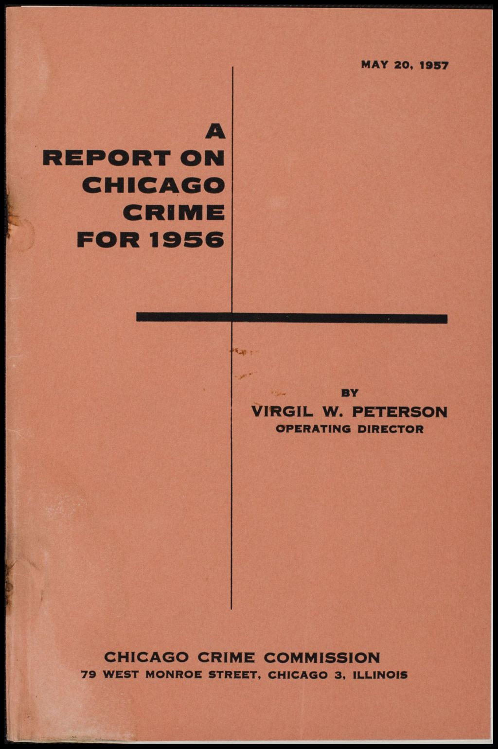 Miniature of Chicago Crime Commission report, 1957 (Folder I-2806)