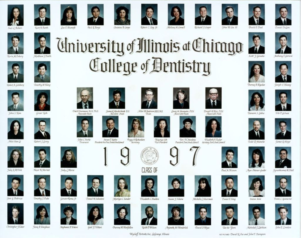 1997 graduating class, University of Illinois College of Dentistry