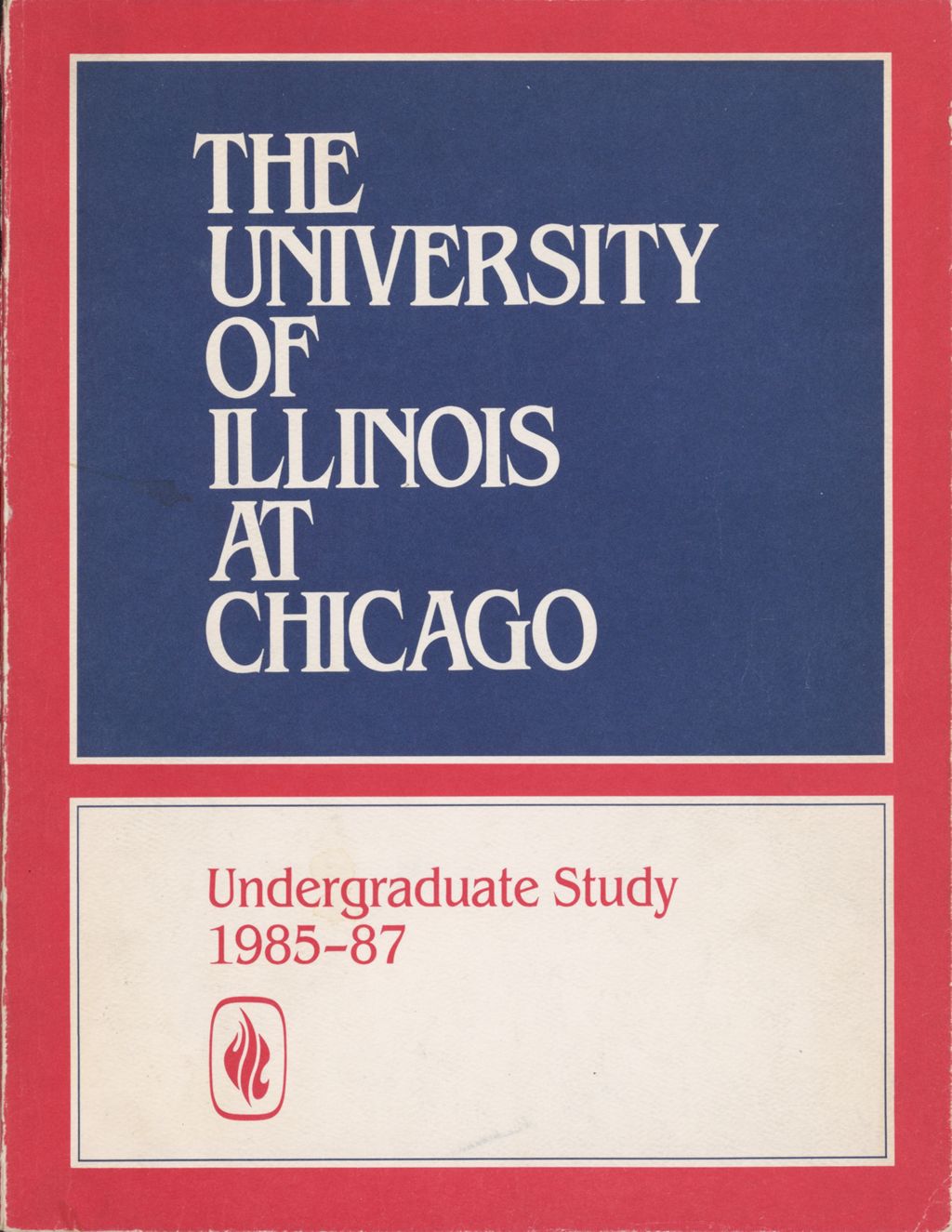 Miniature of Undergraduate Catalog, 1985-1987