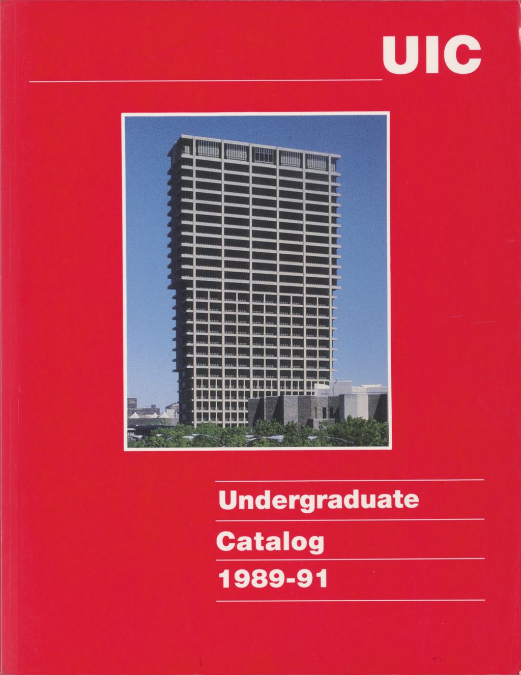Miniature of Undergraduate Catalog, 1989-1991